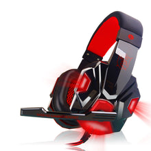 Surround Stereo Gaming Headset Headband Headphone USB 3.5mm LED with Mic for PC