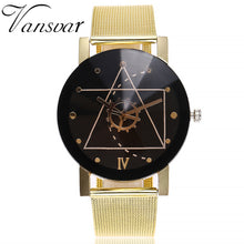 Woman's Casual Quartz Stainless Steel Band Marble Strap Watch Analog Wrist Watch