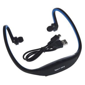 USB Sport Running MP3 Music Player Headset Headphone Earphone TF Slot