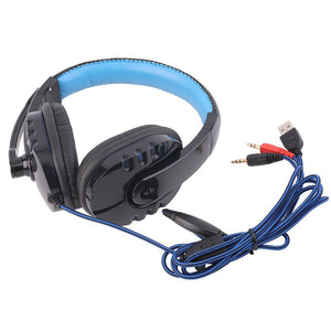 Professional Gaming Headset Surround Stereo Headphone 3.5mm With Mic for PC