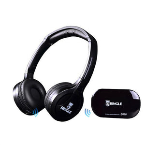 Multifunction Stereo Wireless Headset Headphones with Microphone Fm Radio for Mp3 Pc Tv Audio Phones